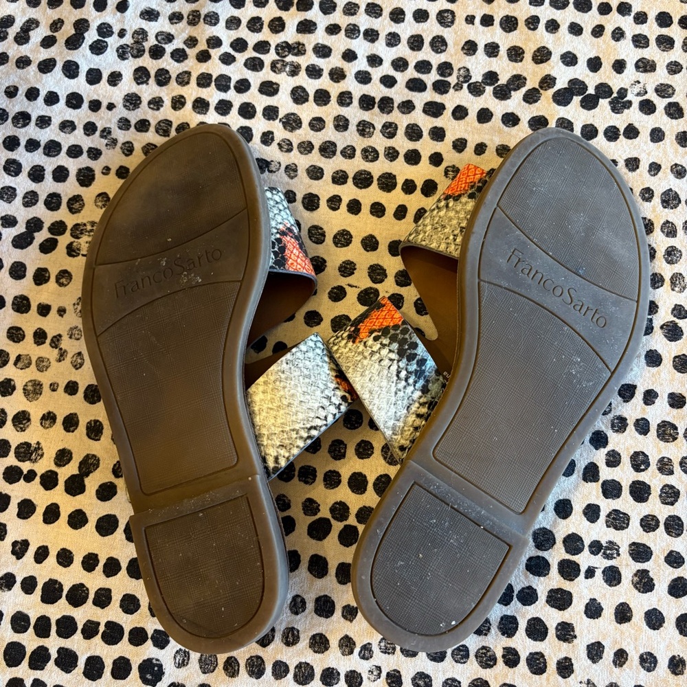 Franco Sarto | Snake Skin Sandals - Picture 4 of 6
